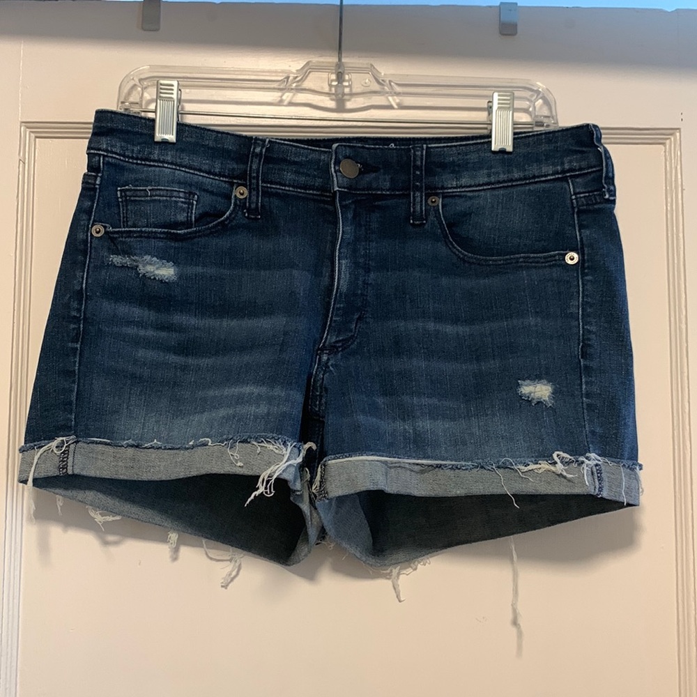 Universal Thread Distressed Cuffed Jean Shorts - image 1